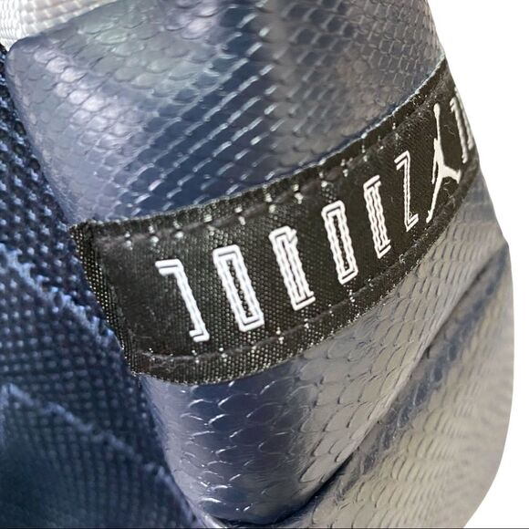 Nike Air Jordan Retro 11 Concord Jumpman Backpack Bag White/Obsidian 9A1971-WU4 - Picture 6 of 11